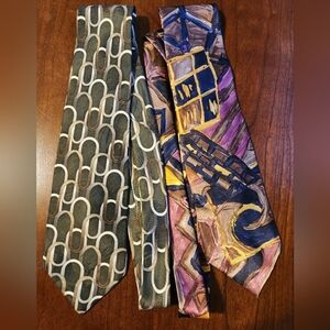Fetch Men's Stylish Patterned Ties Set